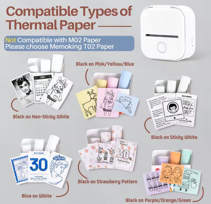 Voltify Pocket Portable Thermal Printer


Voltify Mini Portable Bluetooth Printer | Inkless Thermal – Print Notes, Labels, Photos & Lists On The Go


Print anywhere, anytime – no ink needed! 🖨️ Ultra‑precise