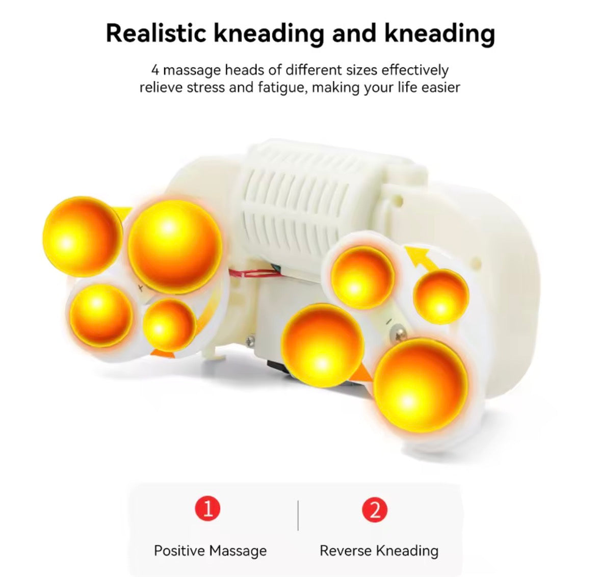 Voltify 4-Mode Heated Deep Tissue Massage Pillow
Product Title

Voltify Heated Massage Pillow | 4 Modes – Knead, Tap, Percuss, Tuina – Deep Pain Relief for Neck, Back & Shoulders
✅ Short Description

Spa-level relief whenever you want